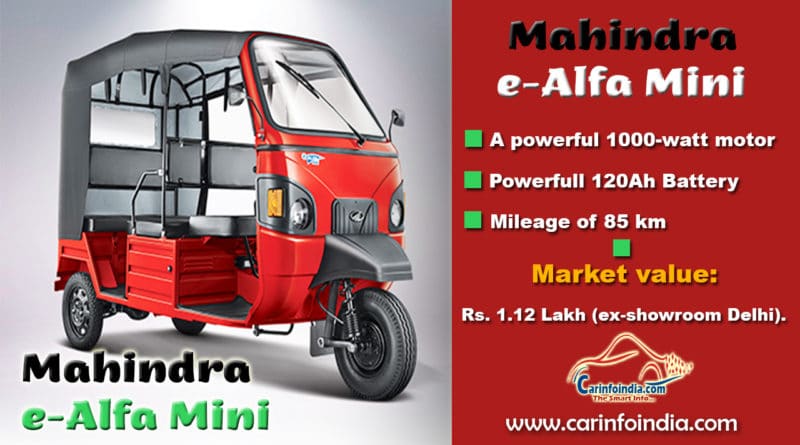 Mahindra E-Alfa Mini Price, Specification, Review
