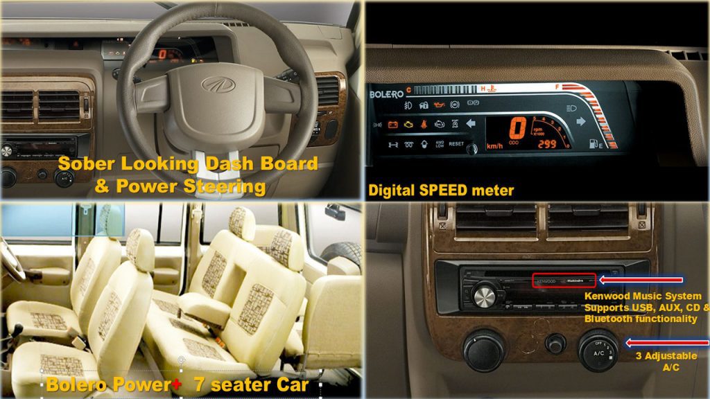 Bolero Interior- www.carinfoindia.com