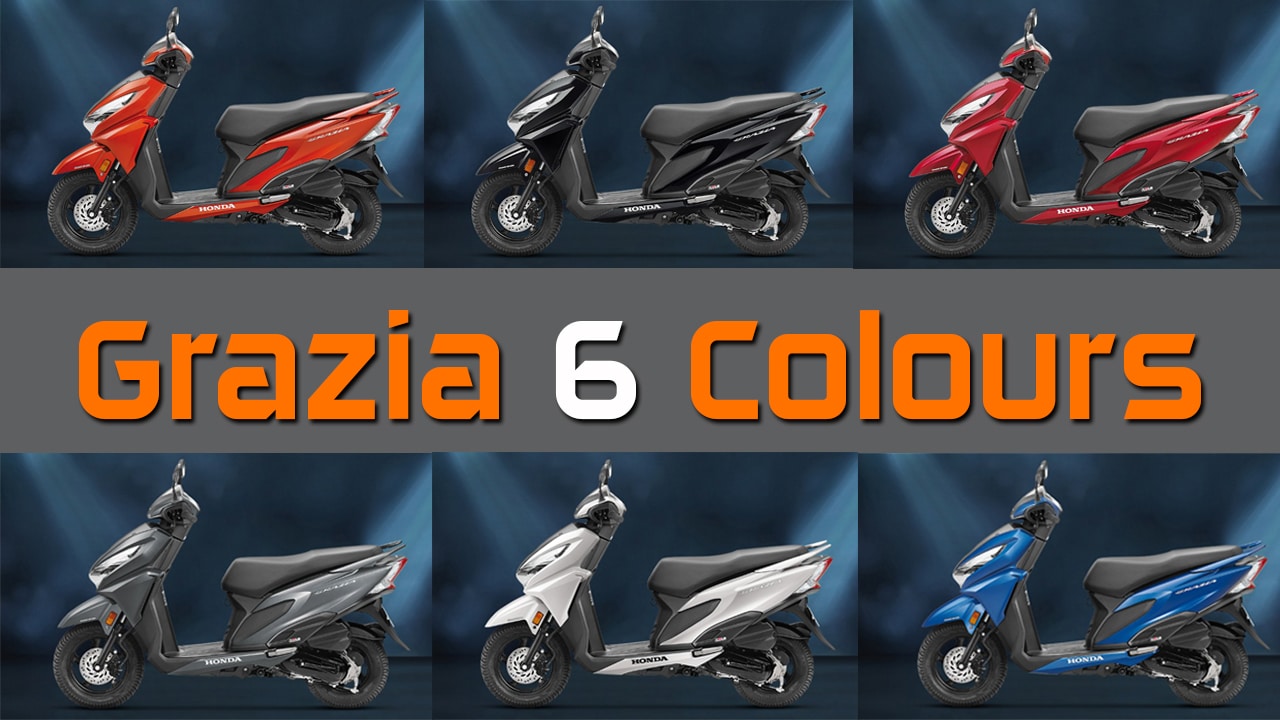 Honda Grazia Colours- CarInfoIndia