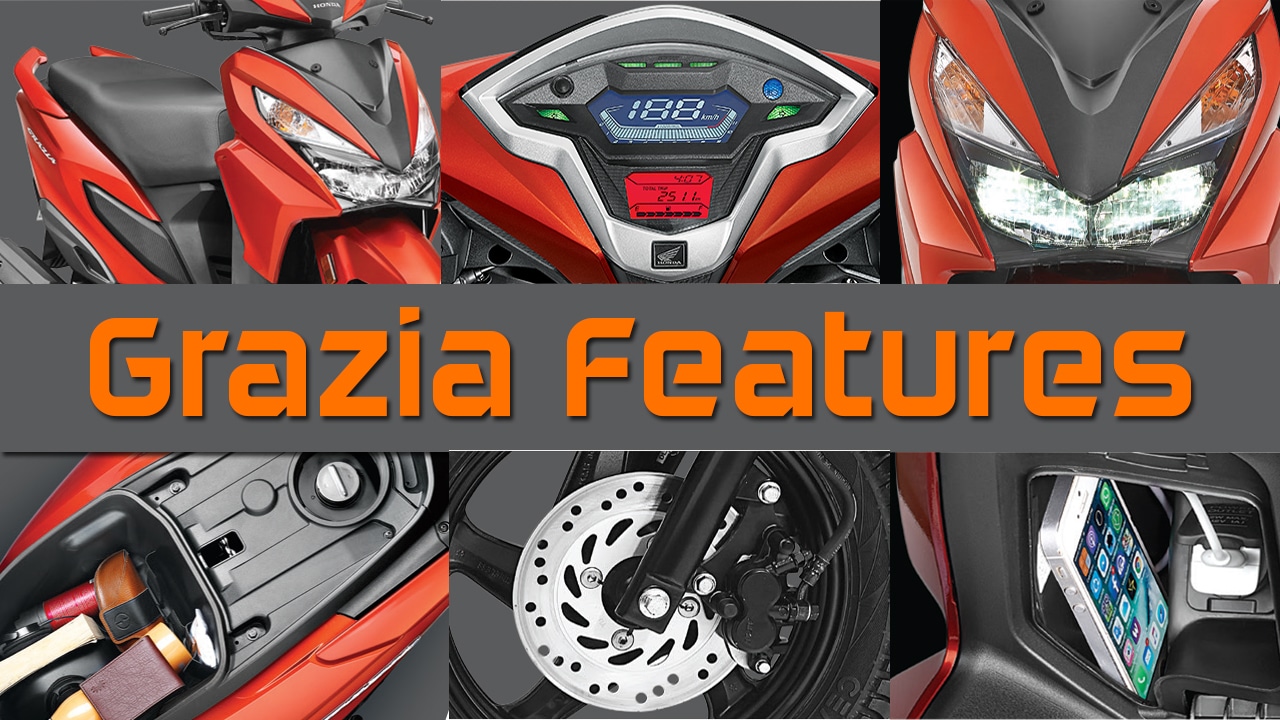 Honda Grazia features- CarInfoIndia