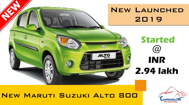 New Maruti Suzuki Alto 800: Features & Specification