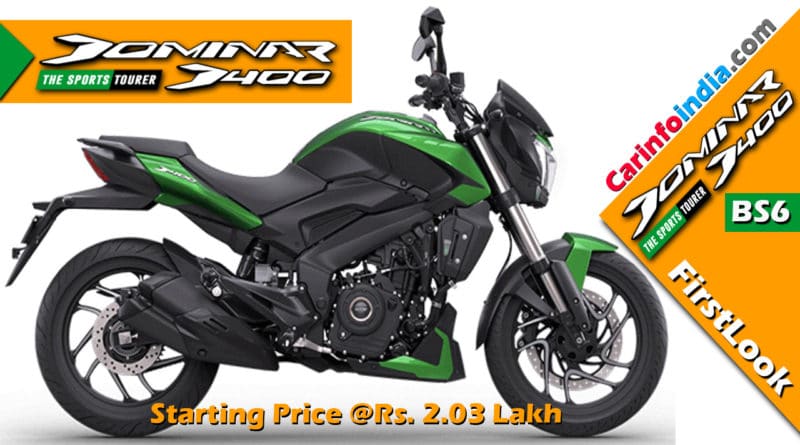 Bajaj Dominar 400 BS6 By- carinfoindia.com