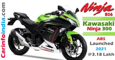 Kawasaki Ninja 300 BS6 By- CarInfoIndia.com