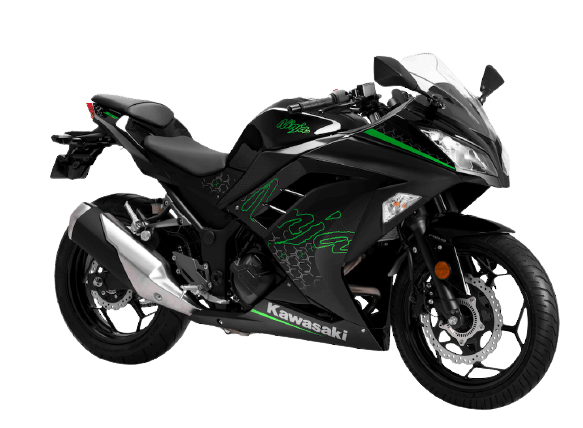 Kawasaki Ninja 300 BS6 Ebony